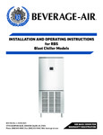 809-159A MANUAL_INSTALLATION AND OPERATION BEV AIR RBS BLAST CHILLER (1) 809-159A MANUAL_INSTALLATION AND OPERATION BEV AIR RBS BLAST CHILLER (1)