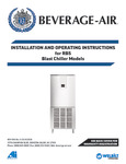 809-159A MANUAL_INSTALLATION AND OPERATION BEV AIR RBS BLAST CHILLER (2)