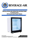 809-220A MANUAL_INSTALLATION AND OPERATION BEV AIR CF3 COUNTERTOP 809-220A MANUAL_INSTALLATION AND OPERATION BEV AIR CF3 COUNTERTOP