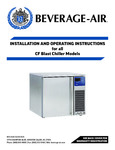 809-244A MANUAL_INSTALLATION AND OPERATION BEV AIR CF BLAST CHILLER