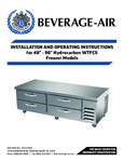 809-256A MANUAL_INSTALLATION AND OPERATION BEV AIR WTFCS SIZES 48-96 809-256A MANUAL_INSTALLATION AND OPERATION BEV AIR WTFCS SIZES 48-96