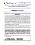 8317ctfpc1d1 INSTALLATION, OPERATION & MAINTENANCE INSTRUCTIONS