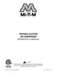Mi-T-M Portable Air Compressor Manual Mi-T-M Portable Air Compressor Manual