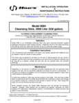 9084 INSTALLATION, OPERATION & MAINTENANCE INSTRUCTIONS 9084 INSTALLATION, OPERATION & MAINTENANCE INSTRUCTIONS