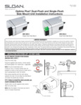 FLUSHOMETER SENSOR ROYAL EXPSD 1.6 GPF instructions FLUSHOMETER SENSOR ROYAL EXPSD 1.6 GPF instructions