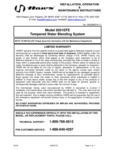 9201efe INSTALLATION, OPERATION & MAINTENANCE INSTRUCTIONS 9201efe INSTALLATION, OPERATION & MAINTENANCE INSTRUCTIONS