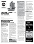 ONEPWR CLEANSLATE manual