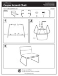 96BCHRBKCAM_Casper Accent Chair_Assembly Instructions