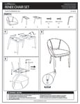 96BCHRPU2BKW2_CH-RENEE_Assembly Instructions 96BCHRPU2BKW2_CH-RENEE_Assembly Instructions