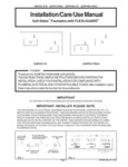 97705c Installation-Care-Use Manual 97705c Installation-Care-Use Manual