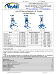 A-LIFT Manual A-LIFT Manual