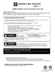 American Range Jet Burn Wok Manual