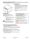 Amana AXP22 Xpress  quick start guide