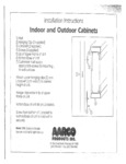 Aaroc Cabinet Instructions Aaroc Cabinet Instructions