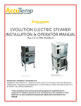 Accutemp Evolution Steamer Manual Electric Accutemp Evolution Steamer Manual Electric