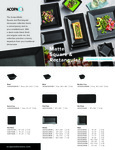 Acopa Dinnerware Matte Square Sell Sheet
