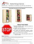 Alera Welded Cabinet Instructions