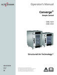 Alto-Shaam Converge Series Combi Oven Manual Alto-Shaam Converge Series Combi Oven Manual