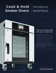Alto-Shaam Cook and Hold Smoker Sell Sheet Alto-Shaam Cook and Hold Smoker Sell Sheet