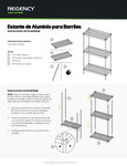 Aluminum Keg Rack Assembly Instructions Spanish Aluminum Keg Rack Assembly Instructions Spanish