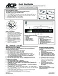 Amana HDC-Y Microwaves Quick Start Guide Amana HDC-Y Microwaves Quick Start Guide