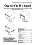 Amana HDC1015 1000W Owner's Manual