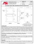 ASI 64623 Spec Sheet