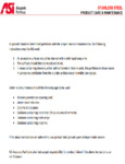 ASI Partitions Product Care & Maintenance Stainless Steel