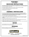 Rivetwell Shelving Assembly Instructions Rivetwell Shelving Assembly Instructions