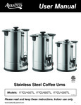 Avantco 177CU45ETL-100ETL Manual