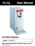 Avantco HWD15G 1.5 Gallon Hot Water Dispenser