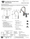 FAUCET DECK MT 4"C 5-3/4" GOOSENECK WB 9.8 GPM