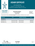 Baker's Lane Pan Liners Kosher Cert