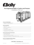 Bally Walk-In User Manual