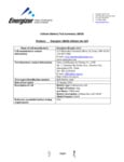 Energizer 18650 Lithium Ion Cell Test Summary Energizer 18650 Lithium Ion Cell Test Summary