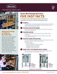 Baxter_Mini Rack Ovens Five Fast Facts_Sell Sheet
