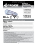 Berner-Commercial-Low-Profile-08-and-Sanitation-Certified-Low-Profile-07-Air-Curtain-Installation-Instructions Berner-Commercial-Low-Profile-08-and-Sanitation-Certified-Low-Profile-07-Air-Curtain-Installation-Instructions