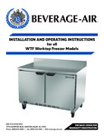 Beverage-Air Worktop Freezers Manual