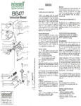 BG477 Sweeper Manual