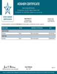 BGF100 Kosher Certification-BG pt 2 BGF100 Kosher Certification-BG pt 2