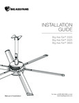 Big Ass Fan 2025 3025 3600 Install Guide ENG-FRN