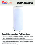 Galaxy Barrel Merchandiser Series Manual Galaxy Barrel Merchandiser Series Manual