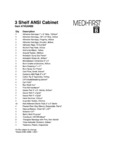 BMD745ANSI Contents List BMD745ANSI Contents List