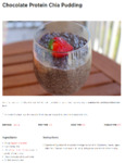 Bob's Red Mill Chocolate Protein Chia Pudding Recipe Bob's Red Mill Chocolate Protein Chia Pudding Recipe