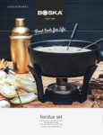 Boska 853528 Nero Ceramic Fondue Set Manual