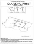Boss N185 Center Drawer Assembly Instructions Boss N185 Center Drawer Assembly Instructions