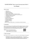 BOSS User Manual text BOSS User Manual text