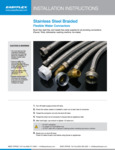 Braided Supply Line_INSTALLATION