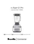 Breville CBL920 Instruction Manual
