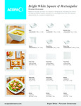 Bright White Square and Rectangle